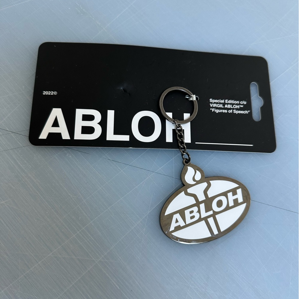 VIRGIL ABLOH × BkM TORCH KEYCHAIN FIGURES OF SPEECH 2022 NYC OFF WHITE PYREX